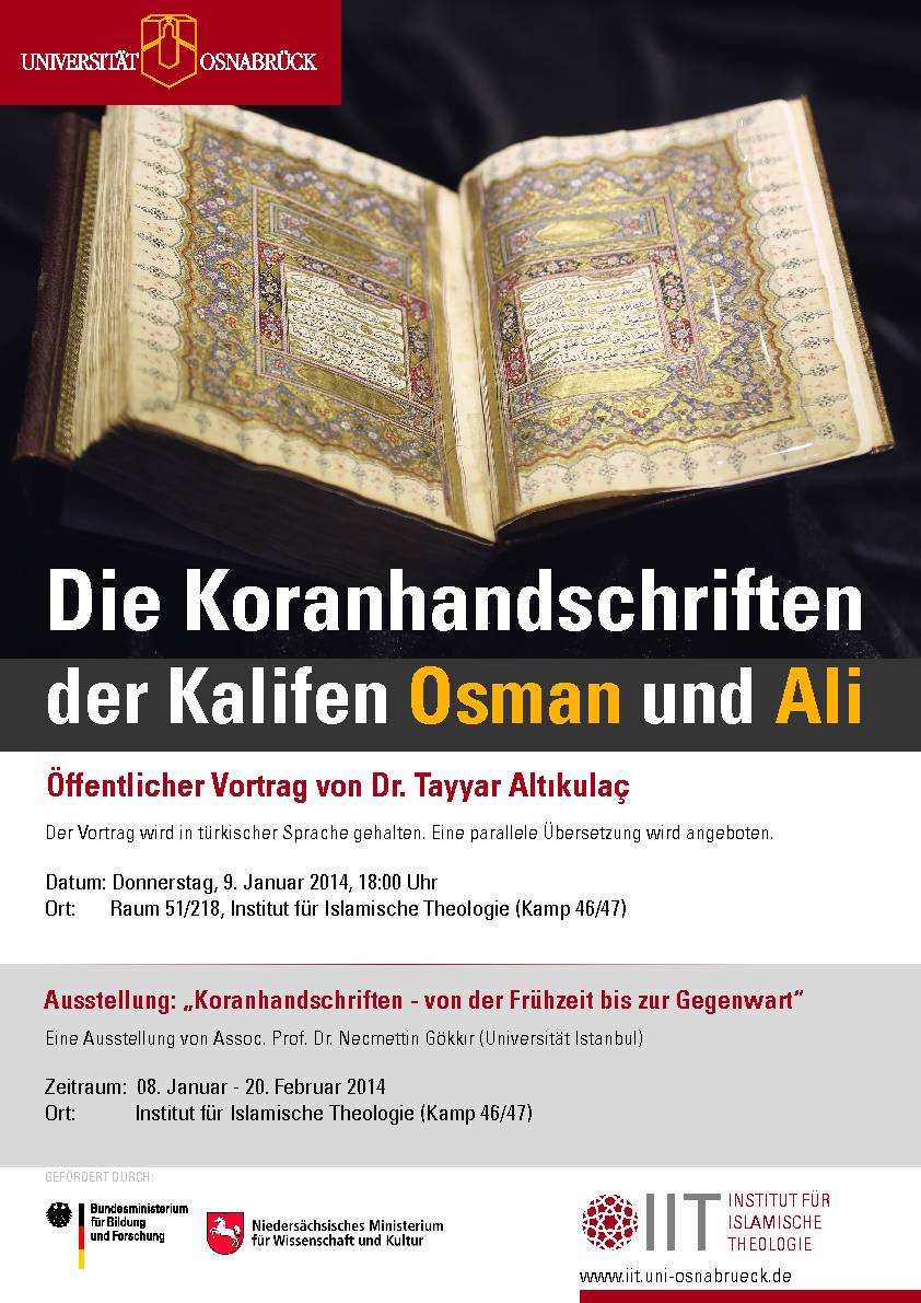 Foto-Ausstellung "Koranhandschriften"